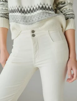 Lucky Brand corduroy high rise stevie flare moon dust*WOMEN|JEANS Jeans|Flare