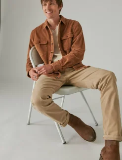 Lucky Brand corduroy utility long sleeve shirt thrush*MEN Button-Downs