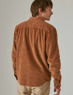 Lucky Brand corduroy utility long sleeve shirt thrush*MEN Button-Downs