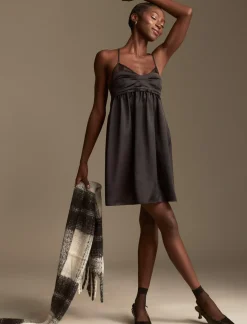Lucky Brand corset mini dress black*WOMEN Dresses