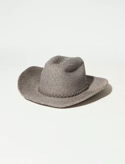 Lucky Brand cowboy hat medium grey*WOMEN Hats