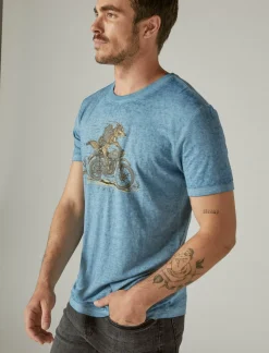 Lucky Brand coyote biker tee allure*MEN Graphic Tees