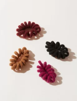 Lucky Brand cozy coil scrunchie set multi*WOMEN Hair Accessories