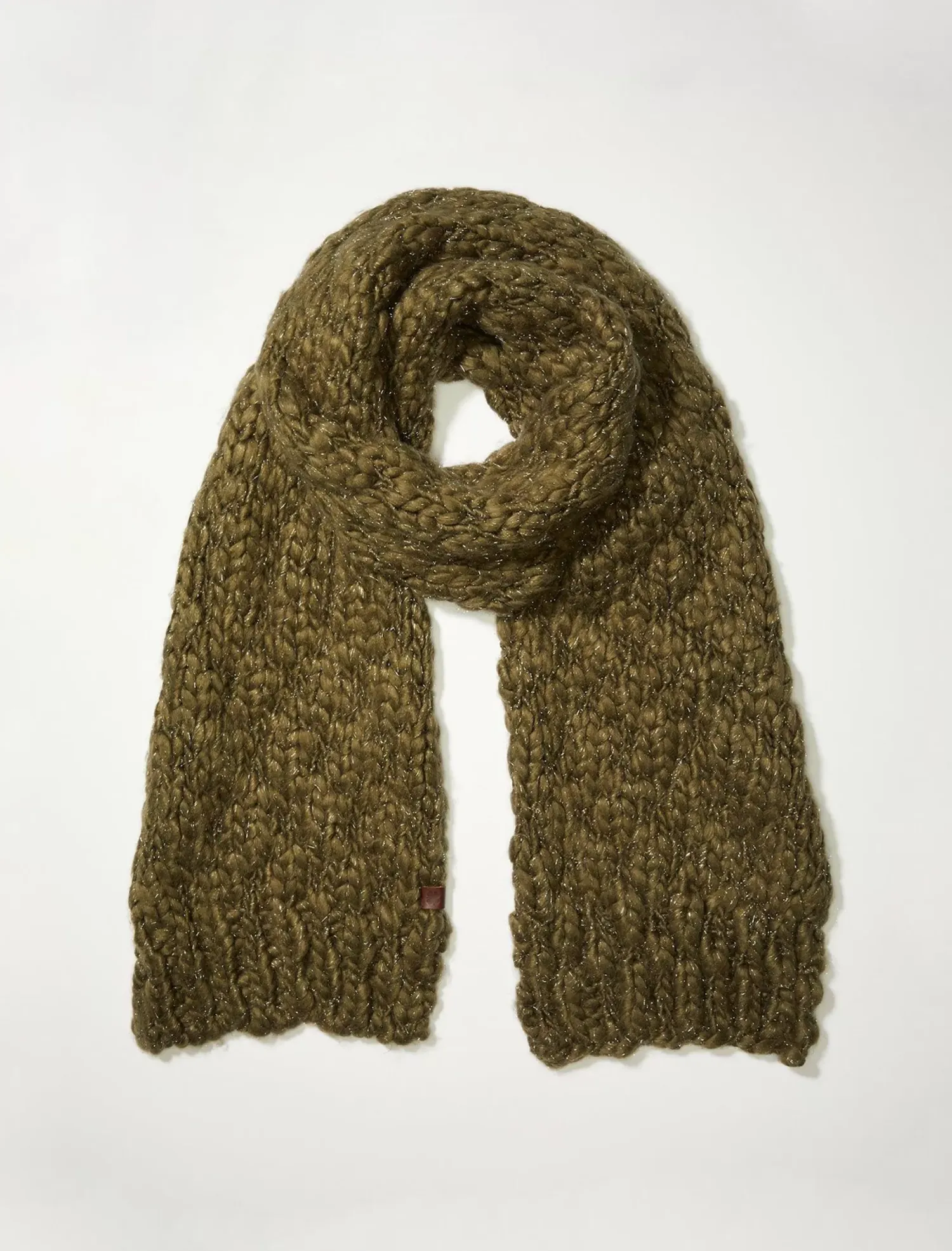 Lucky Brand cozy knit scarf dusty olive*MEN|WOMEN Scarves & Bandanas
