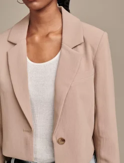 Lucky Brand cropped blazer dune*WOMEN Jackets & Outerwear