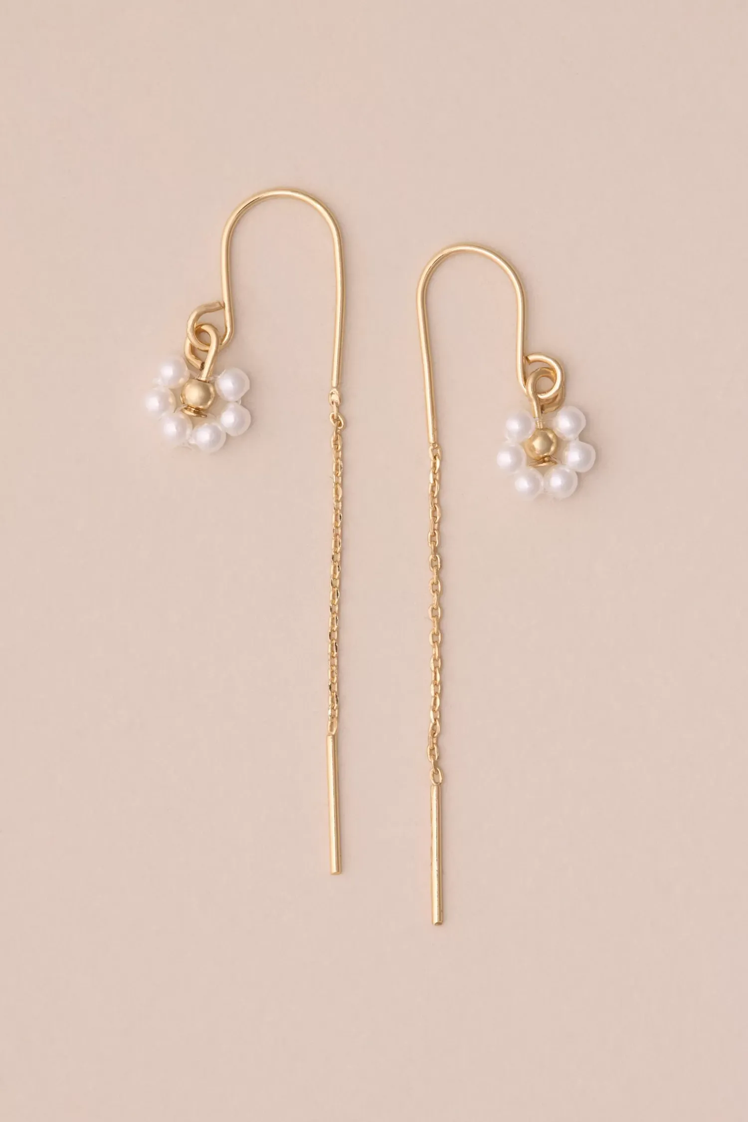 Lucky Brand daisy threader earring gold*WOMEN Jewelry