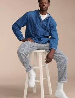 Lucky Brand denim pop over jacket stillwell*MEN Jackets & Outerwear