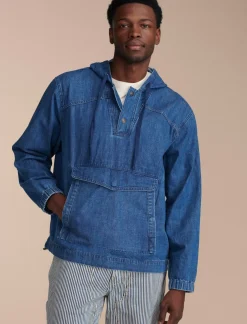 Lucky Brand denim pop over jacket stillwell*MEN Jackets & Outerwear