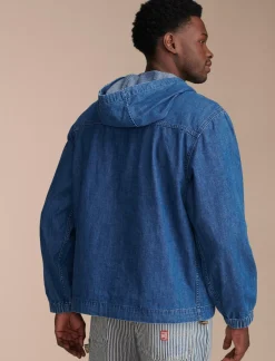 Lucky Brand denim pop over jacket stillwell*MEN Jackets & Outerwear