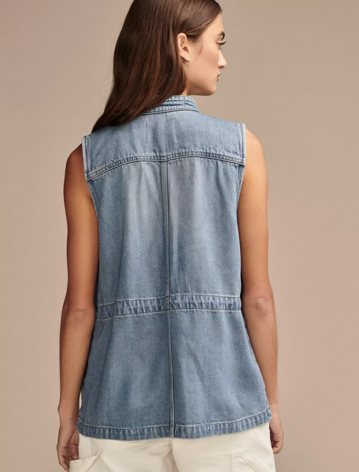 Lucky Brand denim utility vest lakeside*WOMEN Jackets & Outerwear|Jeans