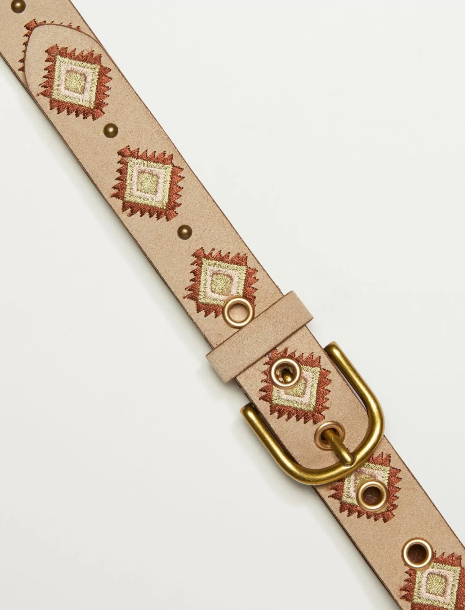 Lucky Brand desert embroidered belt grey*WOMEN Belts