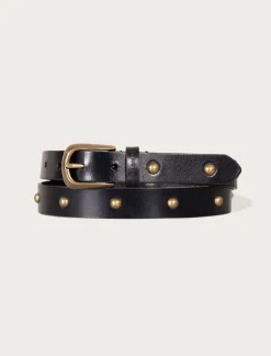 Lucky Brand dome studded leather belt black*WOMEN Belts