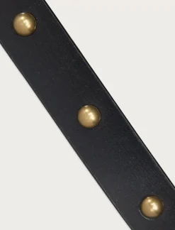 Lucky Brand dome studded leather belt black*WOMEN Belts