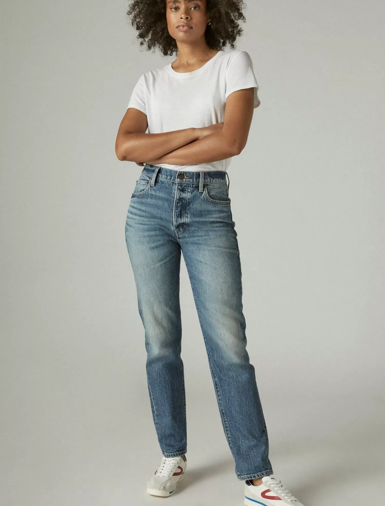 Lucky Brand drew mom jean adair*WOMEN|JEANS Jeans|Mom|Straight