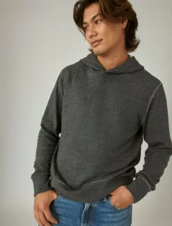 Lucky Brand duo fold hoodie charcoal*MEN Shirts & Tops