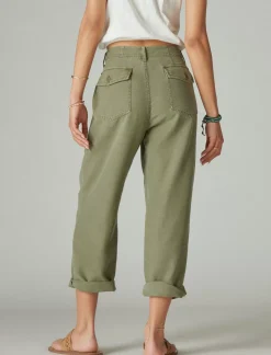 Lucky Brand easy pocket utility pant dusty olive*WOMEN Pants