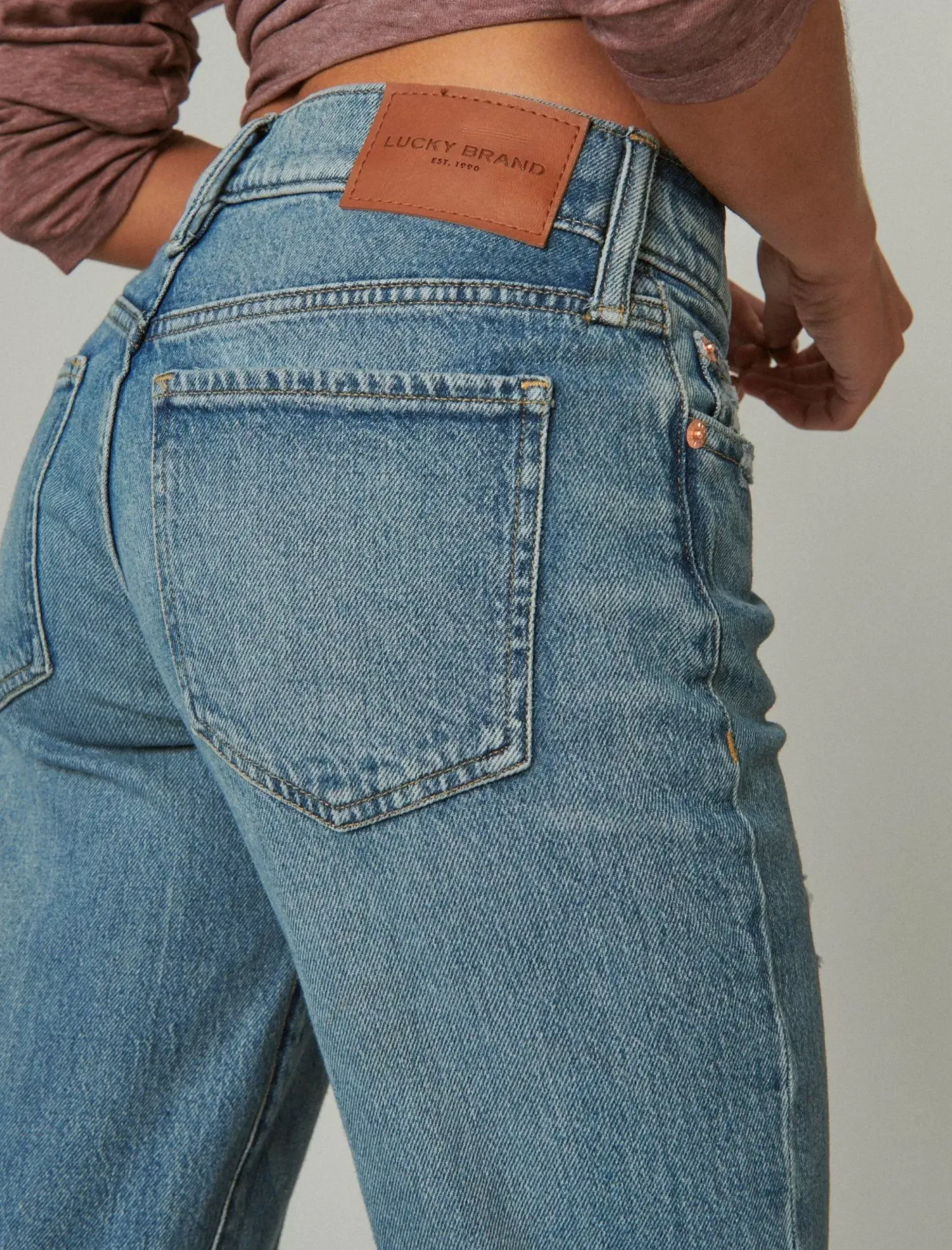 Lucky Brand easy rider boot equinox dest*WOMEN|JEANS Jeans|Bootcut