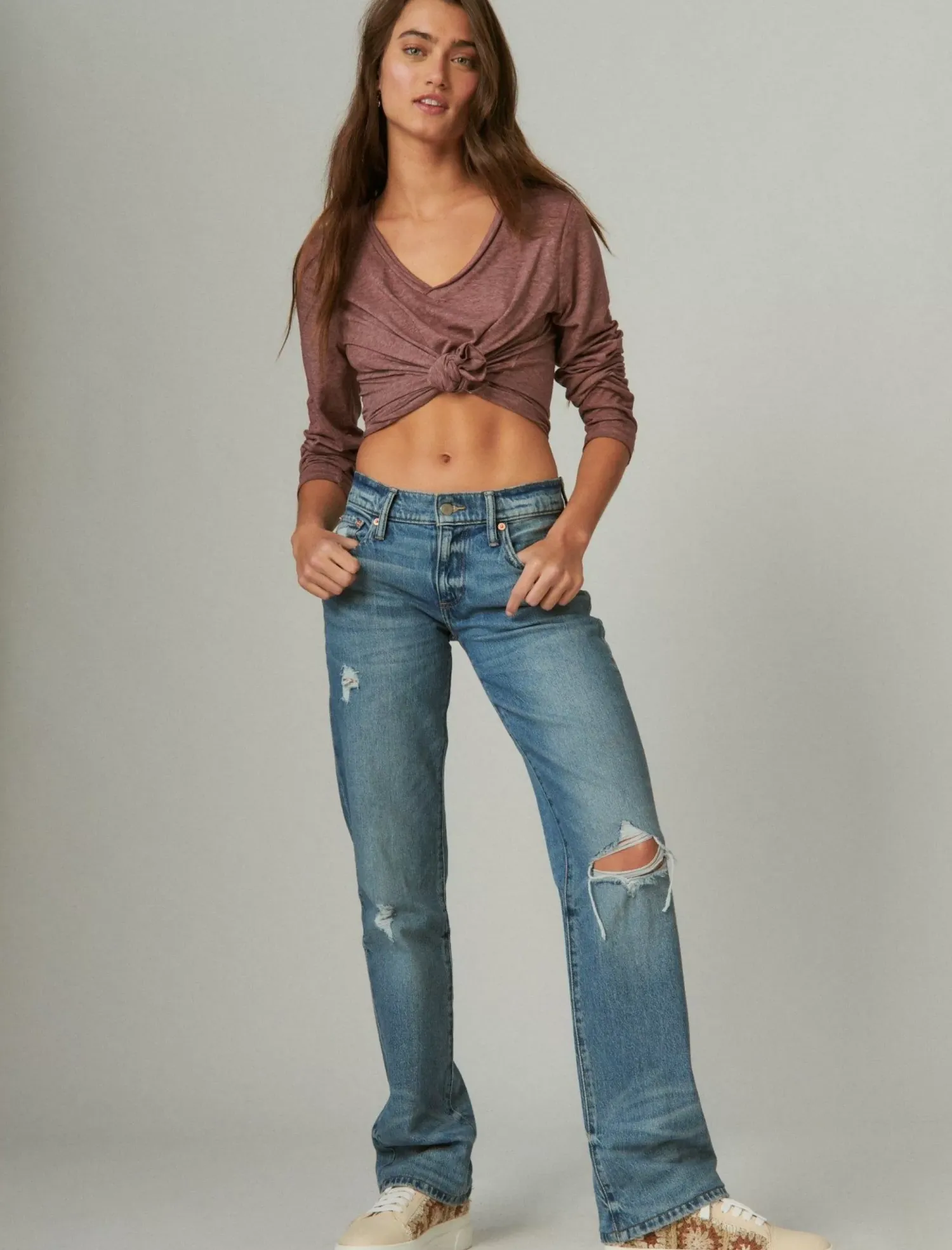 Lucky Brand easy rider boot equinox dest*WOMEN|JEANS Jeans|Bootcut