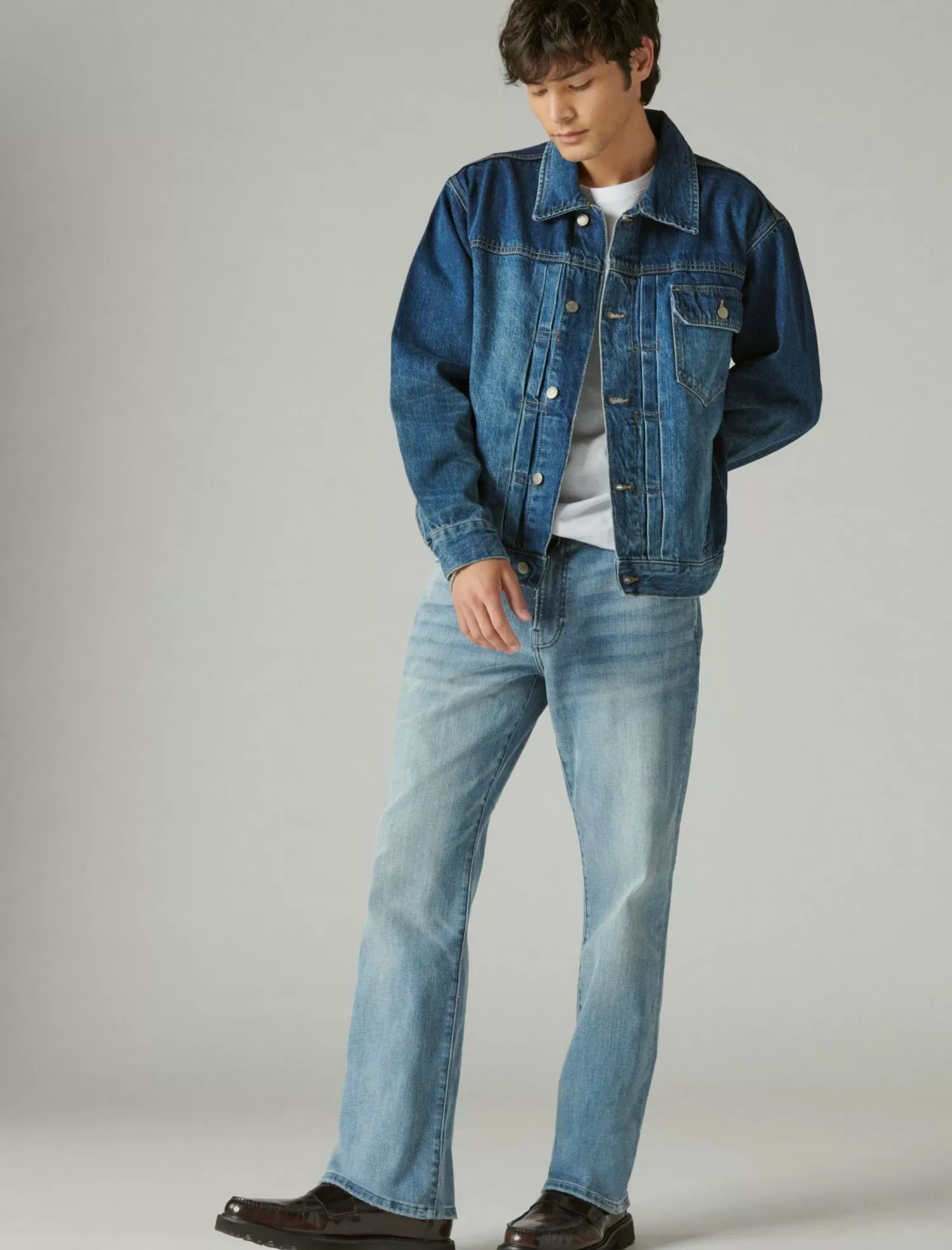 Lucky Brand easy rider boot premium coolmax stretch jean polaris*MEN|JEANS Jeans|Bootcut