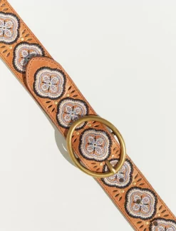 Lucky Brand embroidered bloom stud belt multi*WOMEN Belts