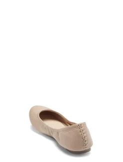 Lucky Brand emmie ballet leather flats overflow beige*WOMEN Shoes