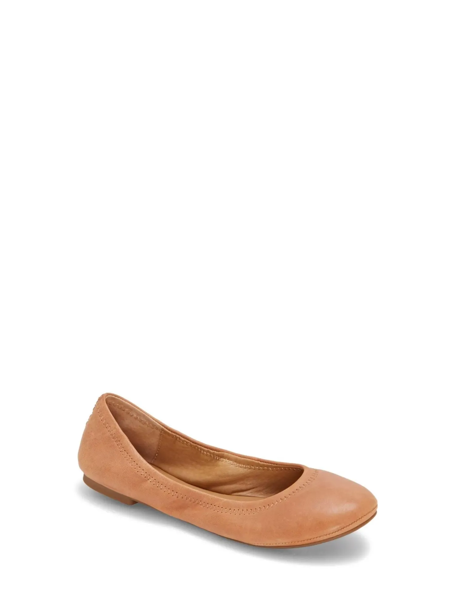 Lucky Brand emmie ballet leather flats medium brown*WOMEN Shoes