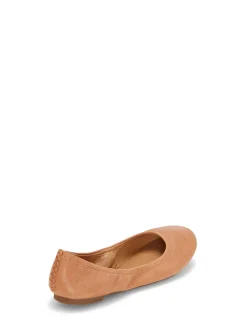 Lucky Brand emmie ballet leather flats medium brown*WOMEN Shoes