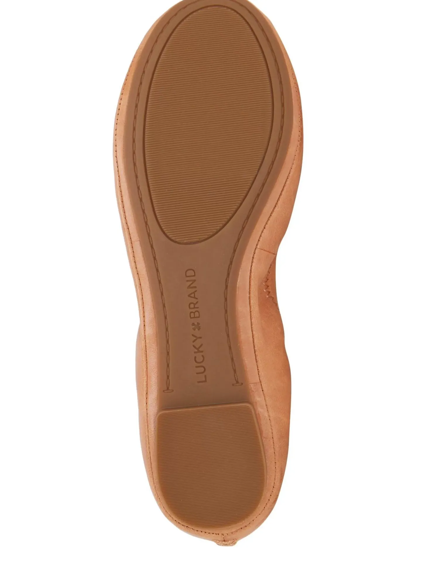 Lucky Brand emmie ballet leather flats medium brown*WOMEN Shoes
