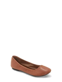 Lucky Brand emmie ballet leather flats bourbon*WOMEN Shoes