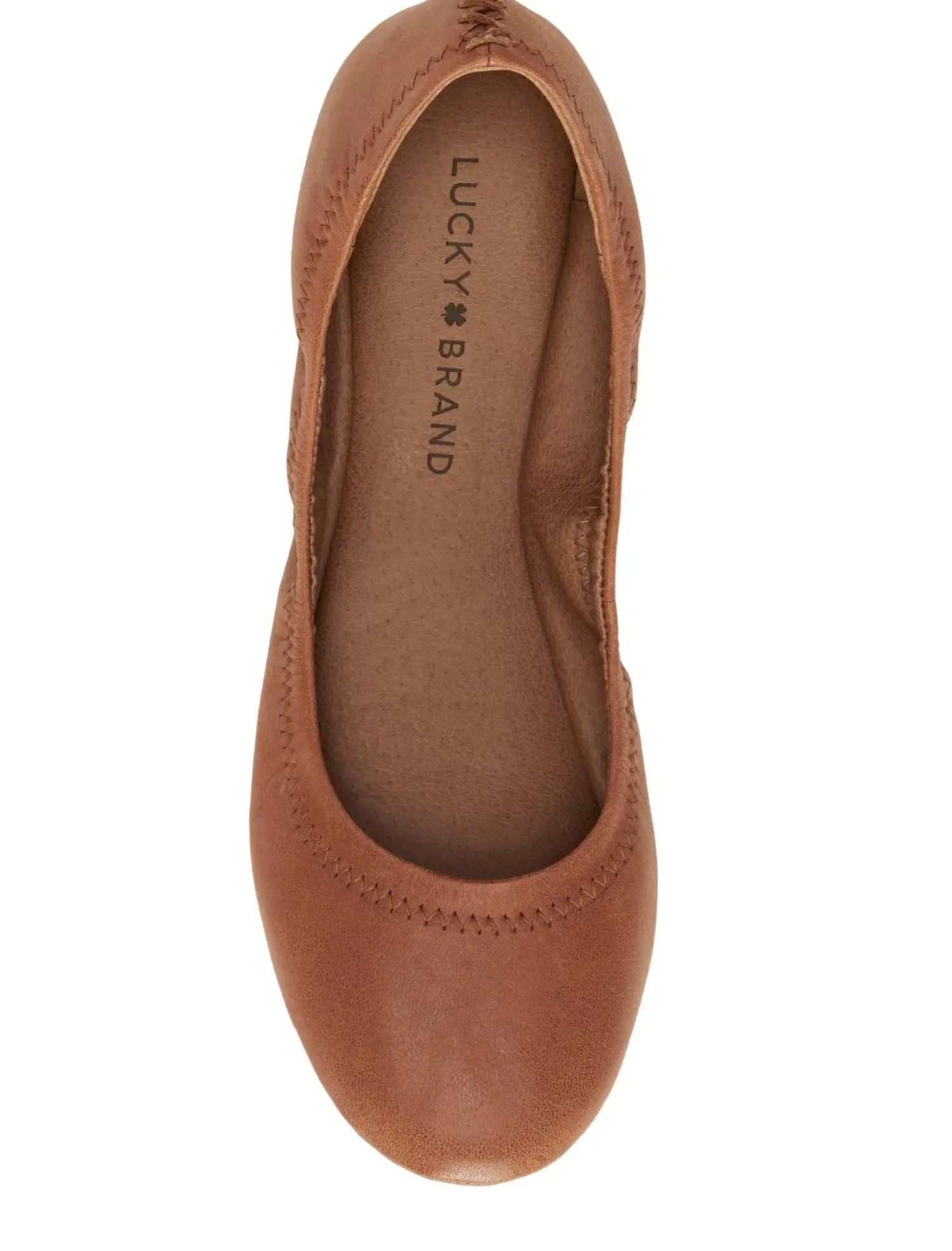 Lucky Brand emmie ballet leather flats bourbon*WOMEN Shoes