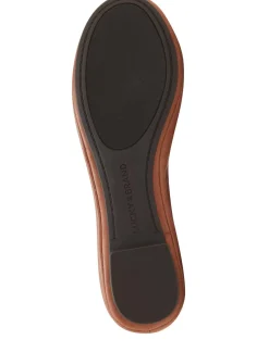 Lucky Brand emmie ballet leather flats bourbon*WOMEN Shoes