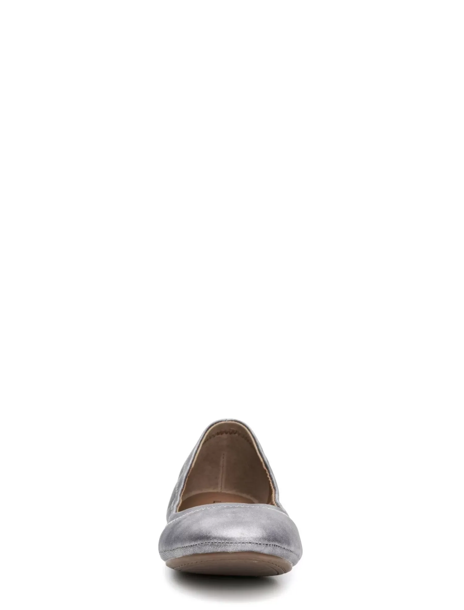 Lucky Brand emmie ballet leather flats open grey*WOMEN Shoes