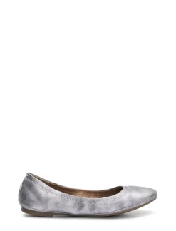 Lucky Brand emmie ballet leather flats open grey*WOMEN Shoes