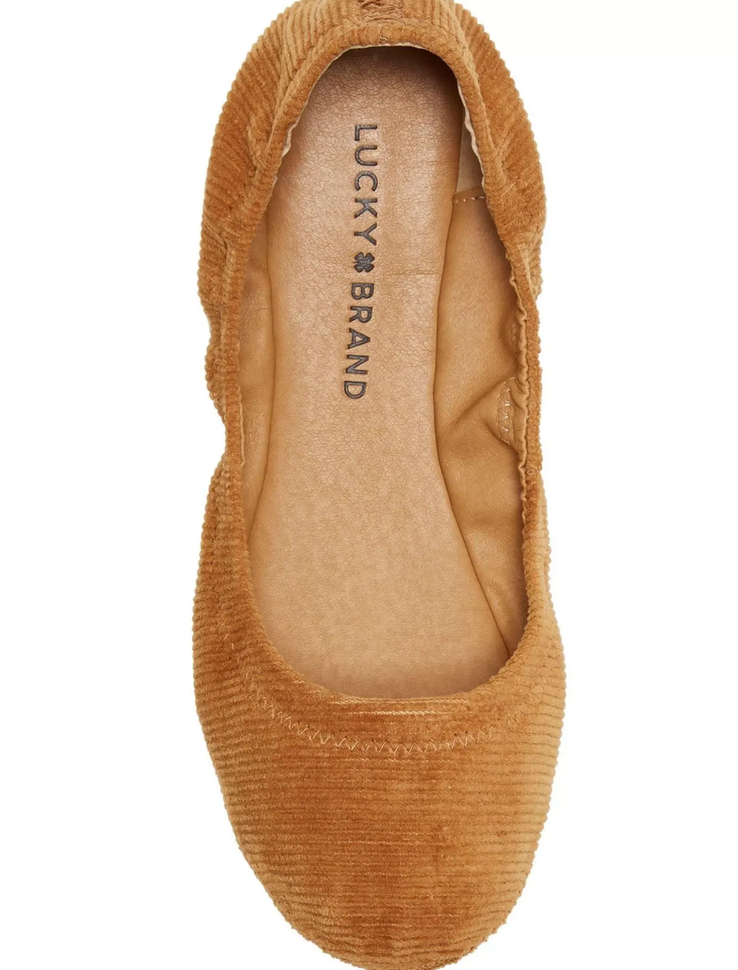Lucky Brand emmie ballet leather flats medium brown*WOMEN Shoes