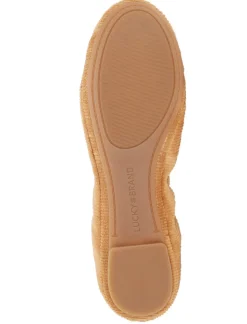 Lucky Brand emmie ballet leather flats medium brown*WOMEN Shoes