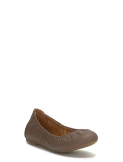 Lucky Brand erla flat open brown/rust*WOMEN Shoes