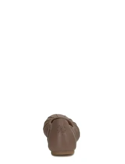 Lucky Brand erla flat open brown/rust*WOMEN Shoes