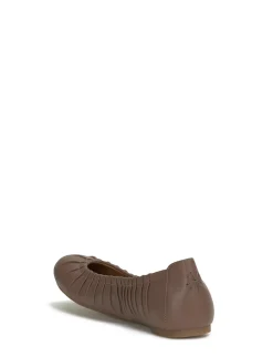 Lucky Brand erla flat open brown/rust*WOMEN Shoes