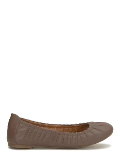 Lucky Brand erla flat open brown/rust*WOMEN Shoes
