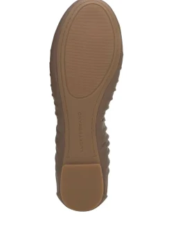 Lucky Brand erla flat open brown/rust*WOMEN Shoes