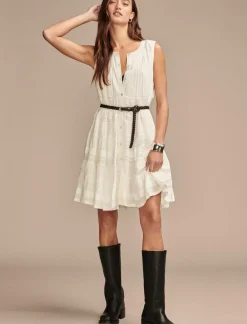Lucky Brand everyday swing mini dress whisper white*WOMEN Dresses