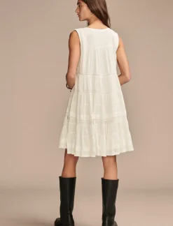 Lucky Brand everyday swing mini dress whisper white*WOMEN Dresses
