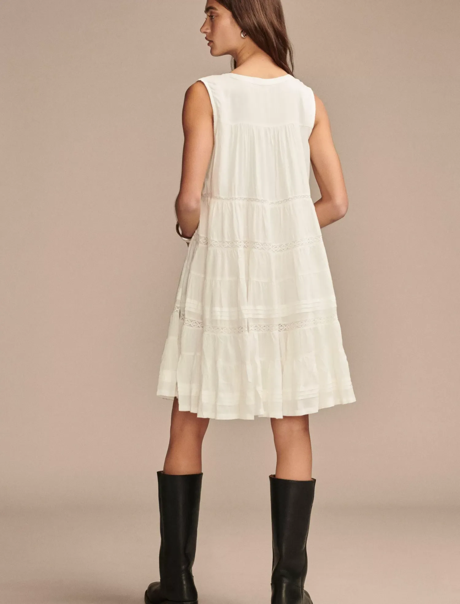 Lucky Brand everyday swing mini dress whisper white*WOMEN Dresses