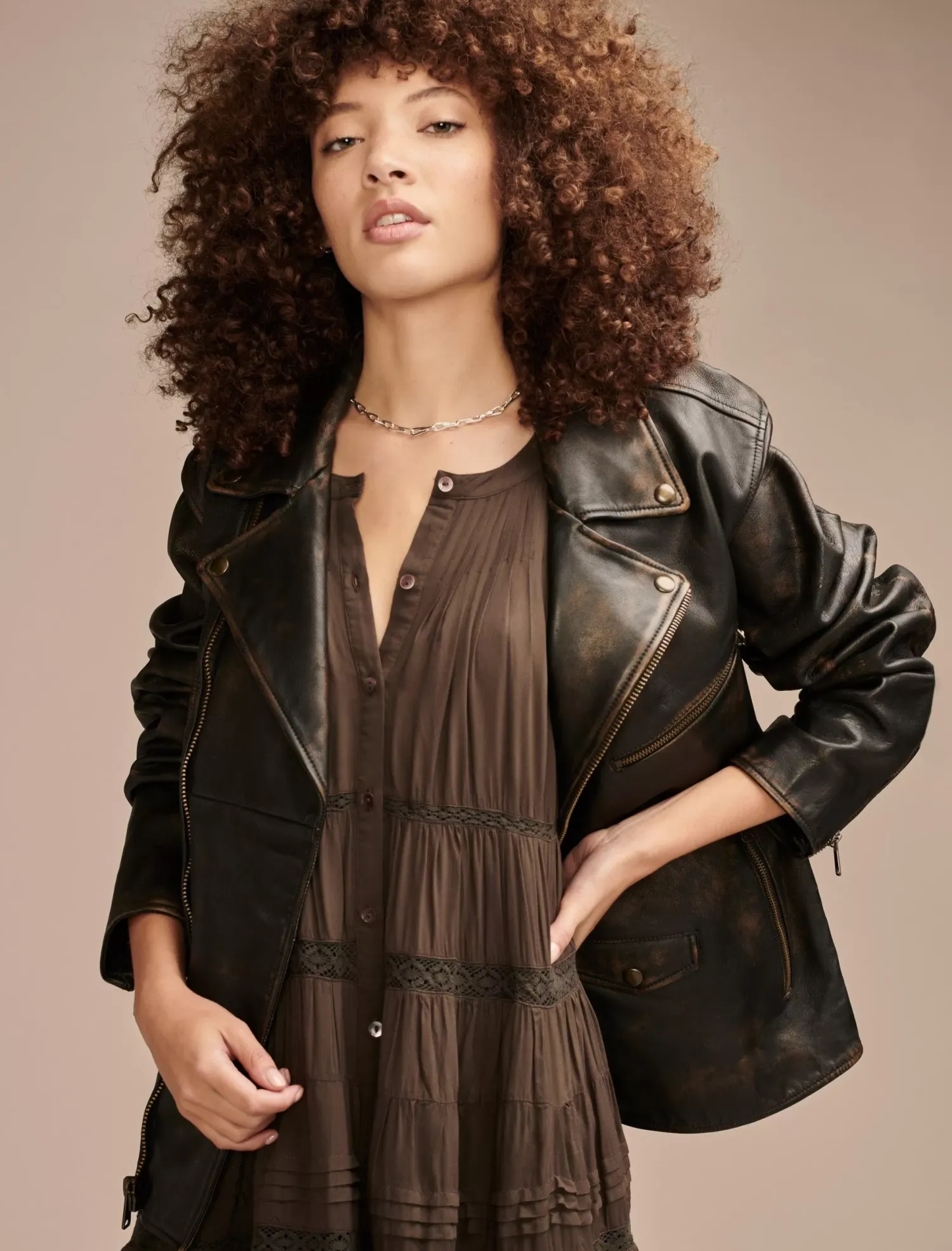 Lucky Brand everyday swing mini dress raven*WOMEN Dresses