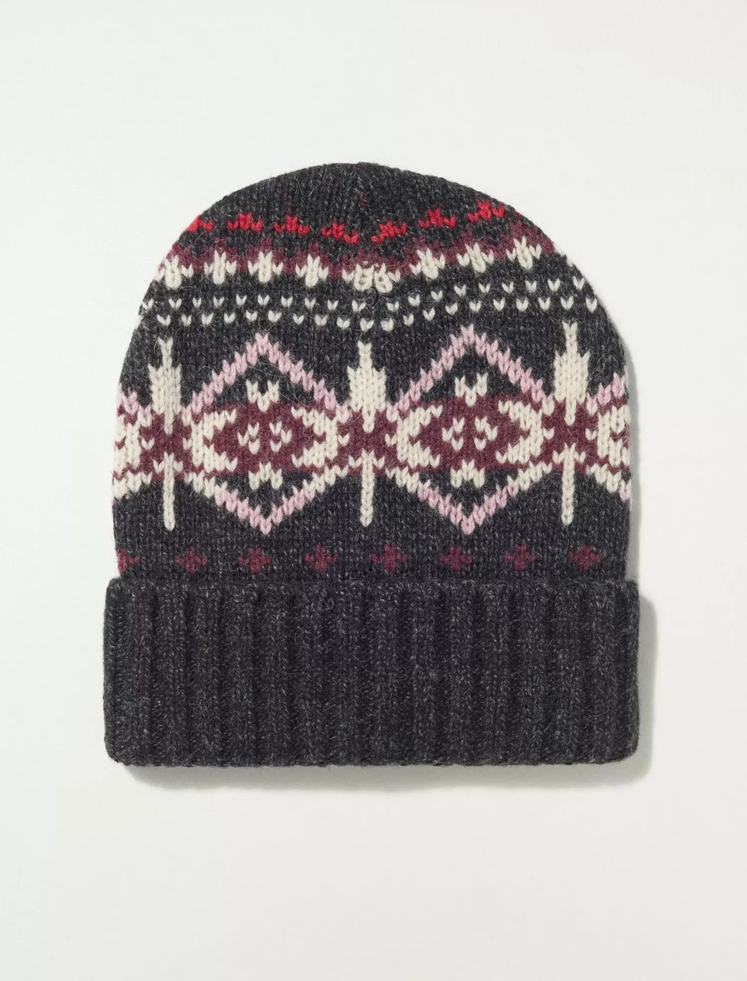 Lucky Brand fair isle beanie dark heather grey co*WOMEN Hats