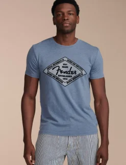 Lucky Brand fender diamond blue mirage*MEN Graphic Tees