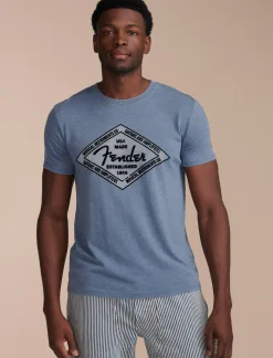 Lucky Brand fender diamond blue mirage*MEN Graphic Tees