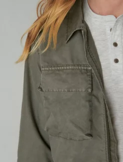 Lucky Brand fleece lined shirt jacket raven*MEN Jackets & Outerwear