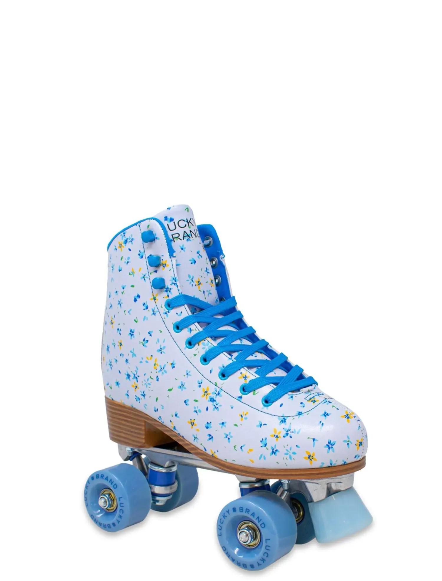 Lucky Brand floral bloom roller skate white/blue*WOMEN Roller Skates
