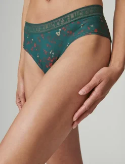 Lucky Brand floral lucky logo hipster 5 pk dark green*WOMEN Intimates & Sleepwear